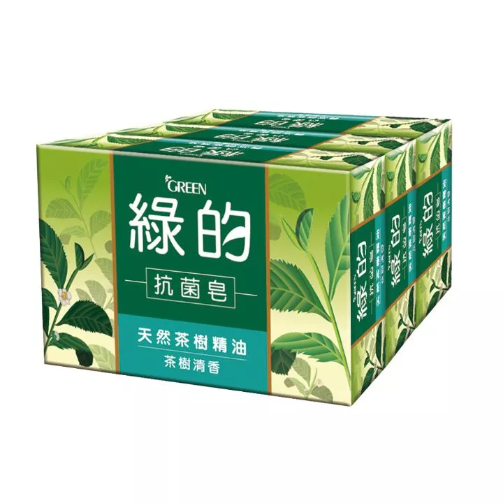 綠的抗菌皂-茶樹精油/3入