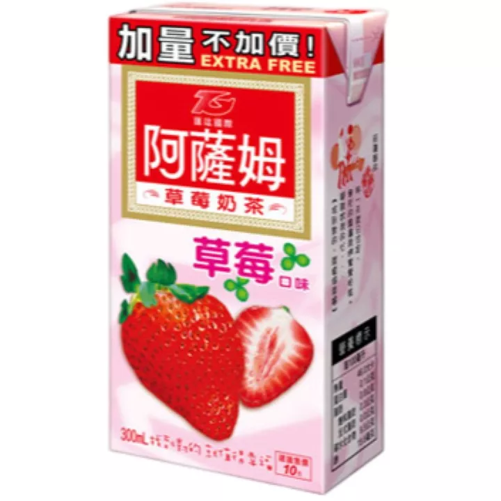 阿薩姆草莓奶茶 300ml