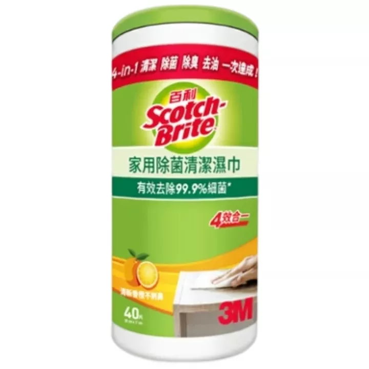 3M 家用除菌清潔濕巾40P